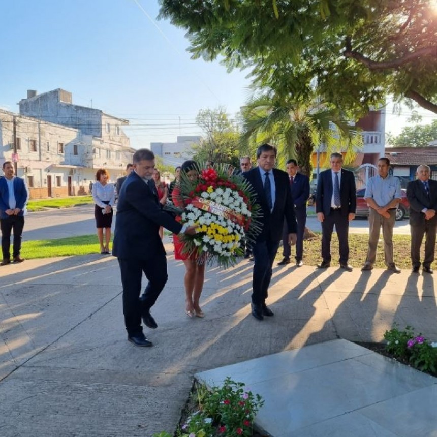 Homenaje al mariscal Solano López en el 154° Aniversario de su fallecimiento