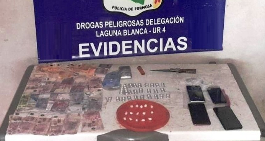 La Policía detuvo a una pareja y desarticuló un centro de distribución de drogas en Laguna Naineck