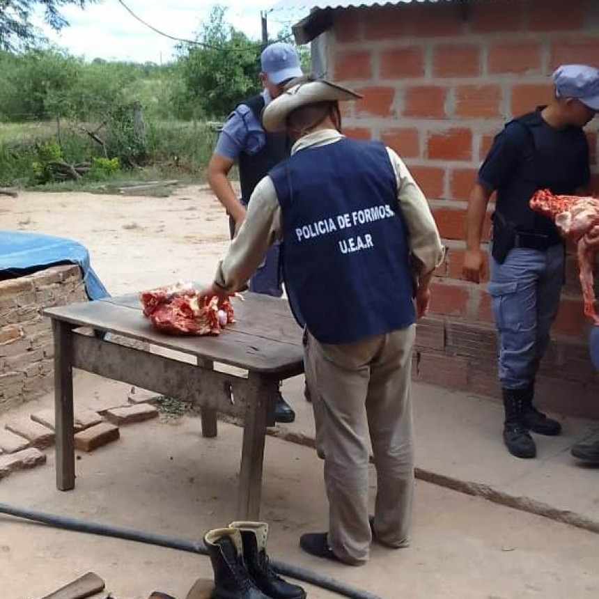 La Policía esclareció un abigeato, detuvo a un hombre y secuestró armas de fuegos