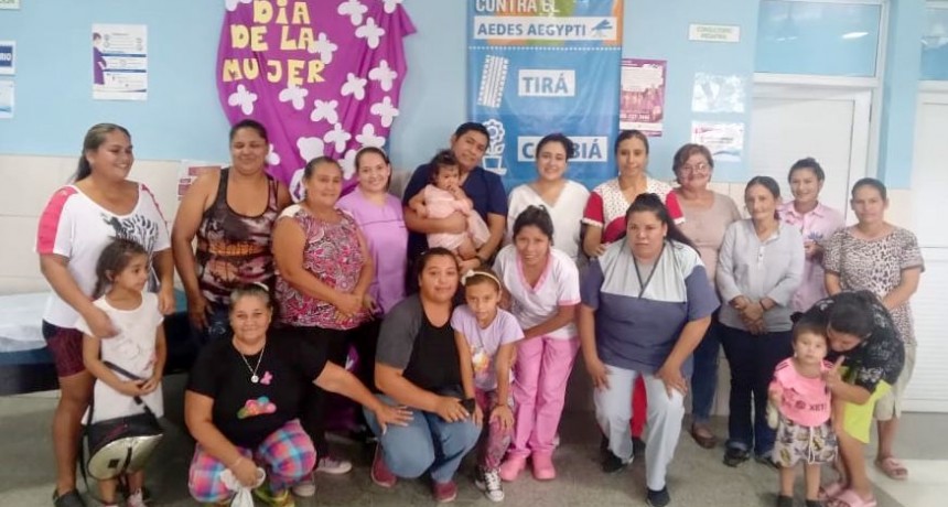 Centros de salud y hospitales de la provincia conmemoraron el Día Internacional de la Mujer