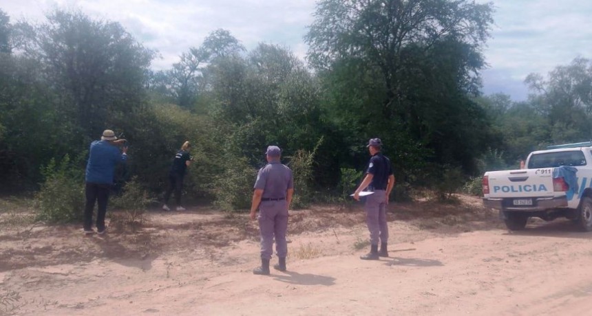 La fuerza provincial investiga el hallazgo de restos óseos humanos