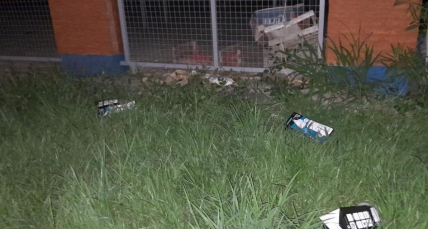 La Policía evitó la sustracción de objetos de un establecimiento educativo