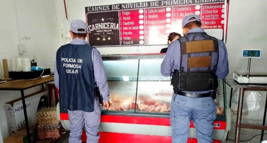 La Policía fortalece los controles en carnicerías de Riacho He Hé