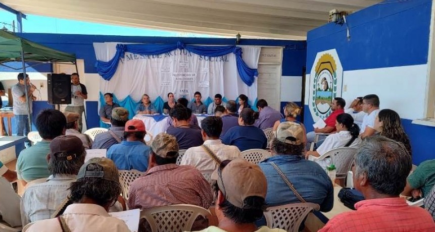 Se llevó a cabo una mesa de articulación social en El Chorro