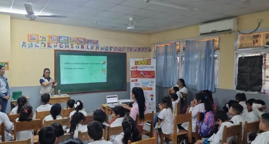 Refuerzan en las escuelas las enseñanzas para prevenir el dengue