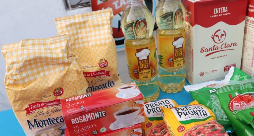 Nueva entrega de productos alimenticios para personas con celiaquía
