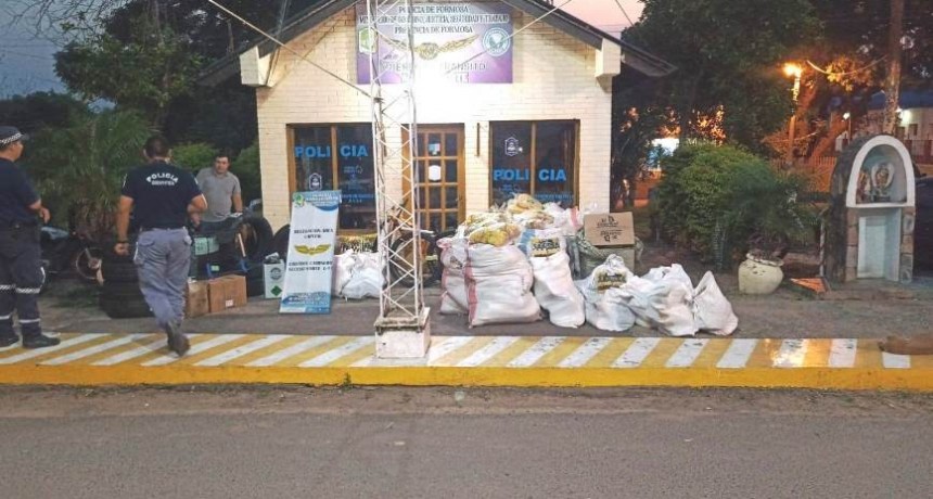 La Policía secuestró cajas de mercaderías y cubiertas sin aval aduanero con un avalúo de 20 millones de pesos