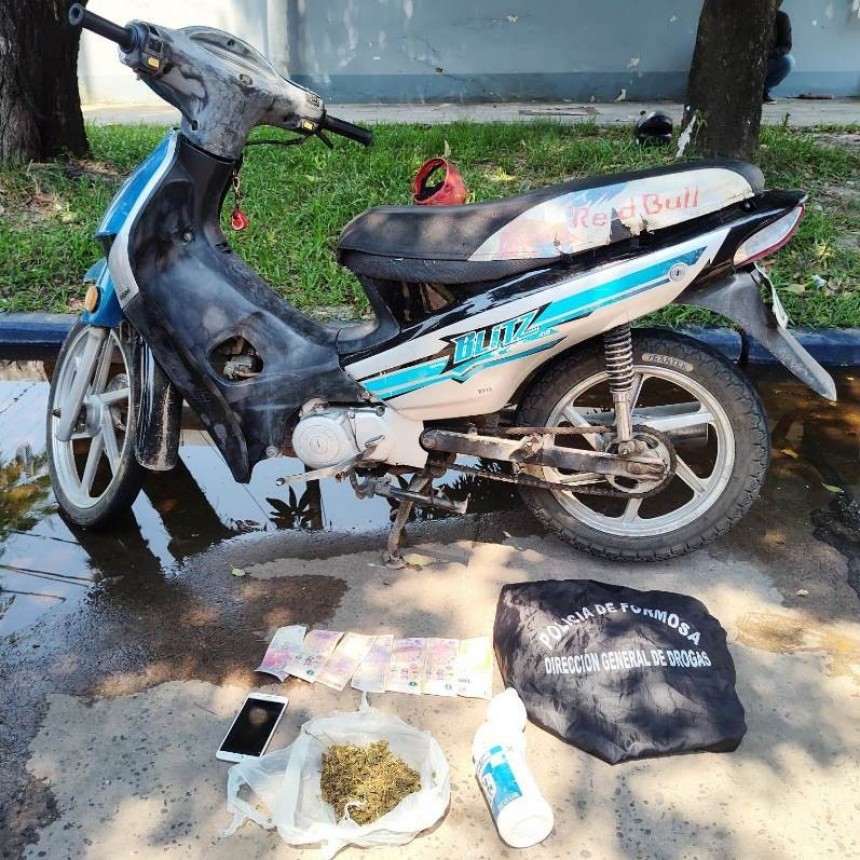 La Policía detuvo a un vendedor de droga y secuestró más de 700 gramos de marihuana