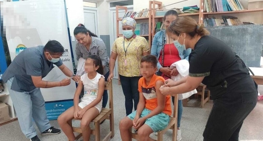 Ronda de vacunación para escolares de 11 años en Villa Escolar