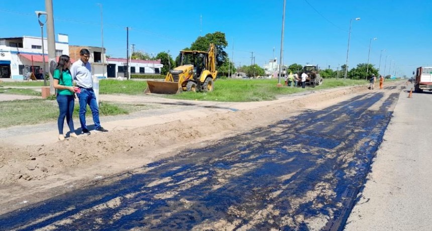 La Municipalidad trabaja en la Av. de Los Constituyentes para proseguir con esta importante obra con fondos genuinos
