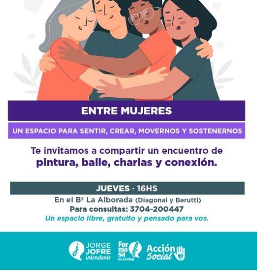 La Municipalidad retoma los encuentros &ldquo;Entre Mujeres&rdquo; en La Alborada