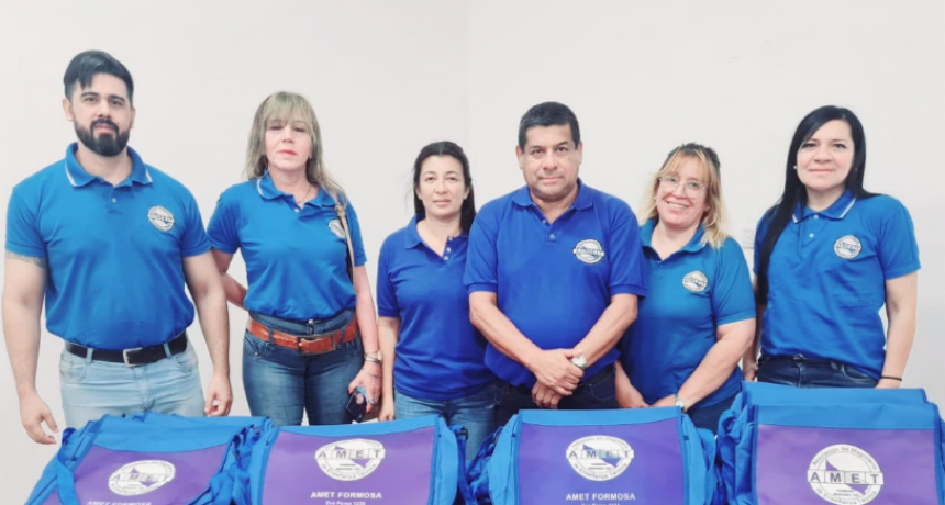 AMET Formosa se hizo presente en la ciudad de Ibarreta 
