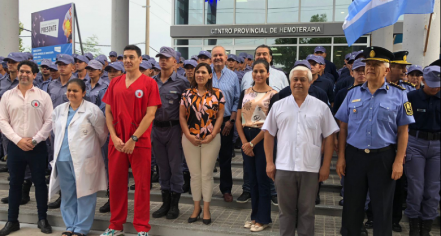 Autoridades del Poder Ejecutivo se sumaron a la donación voluntaria de sangre