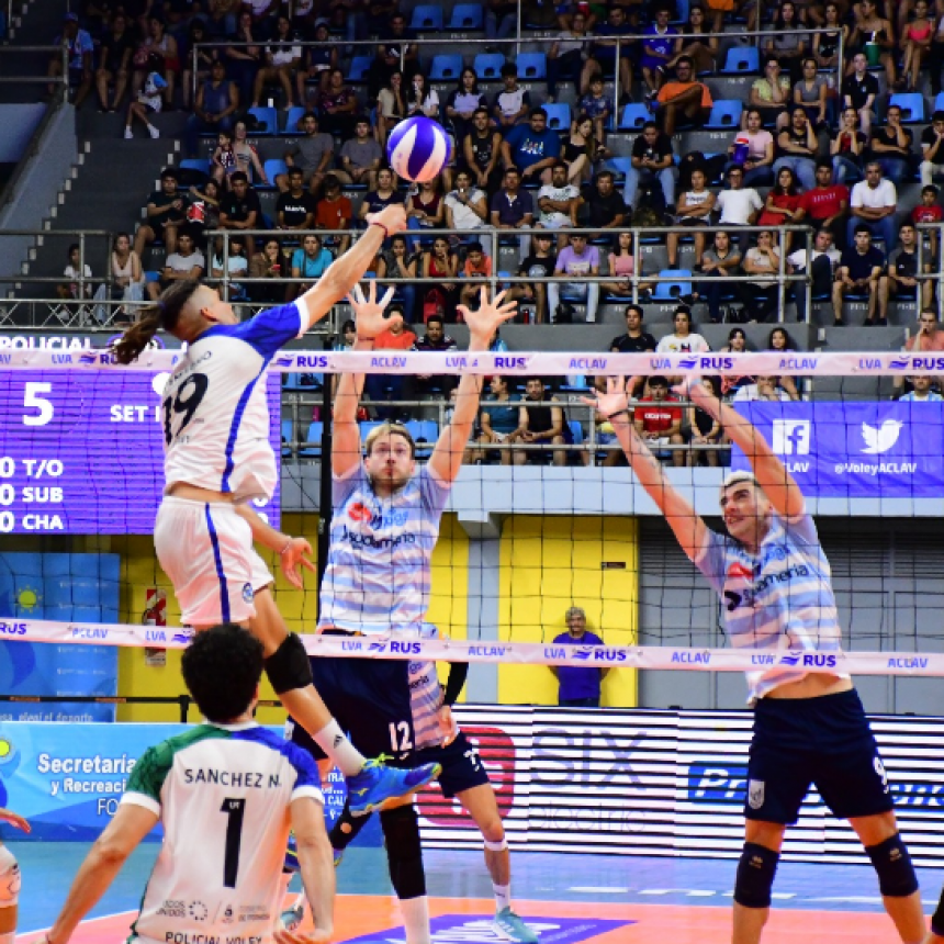 Play Off LVA Rus: Tremendo 3-2 de Ciudad A Policial
