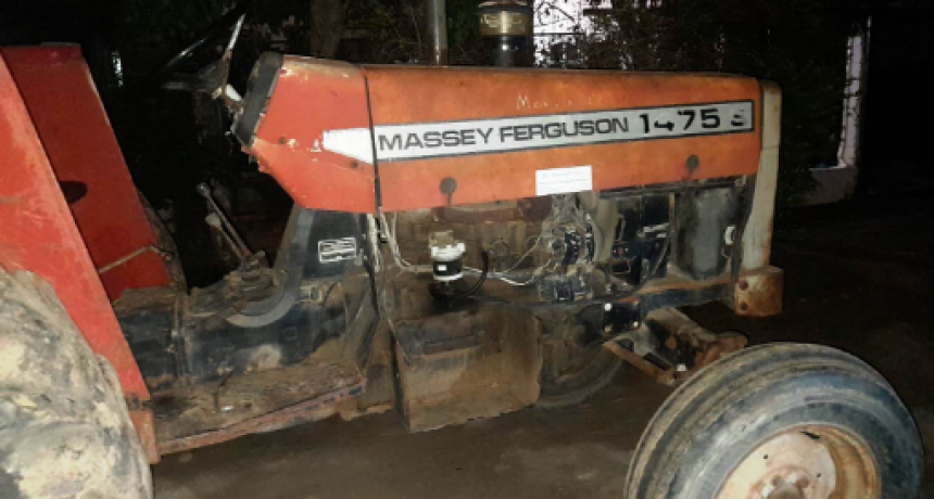 Recuperan un tractor y un tanque sustraído en La Nueva Formosa