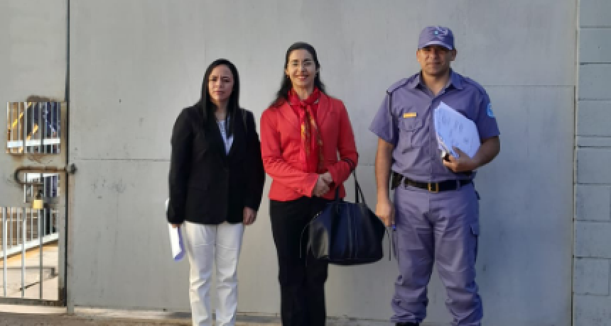 La Jueza de Ejecución Penal, Dra. Silvia Benítez visitó las Unidades Penitenciarias 4 y 5 de Clorinda