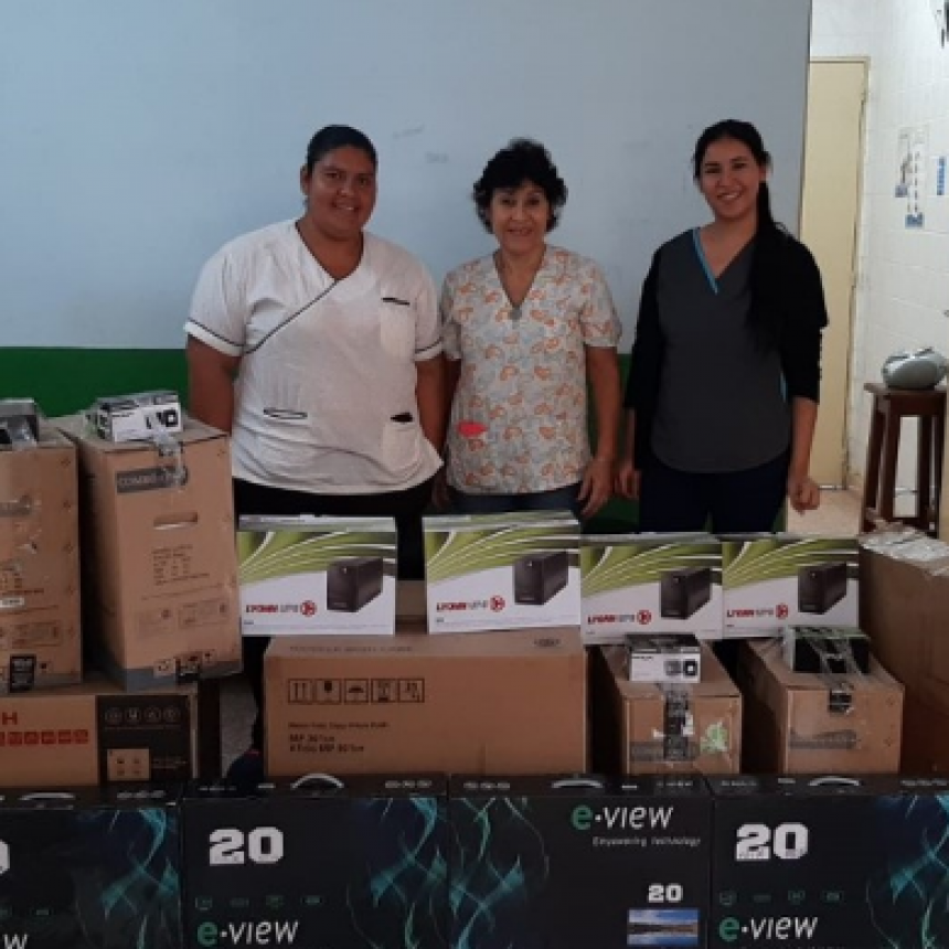 Hospital de Naineck se sumó al Plan de Modernización Informático del Sistema de Salud Público Provincial