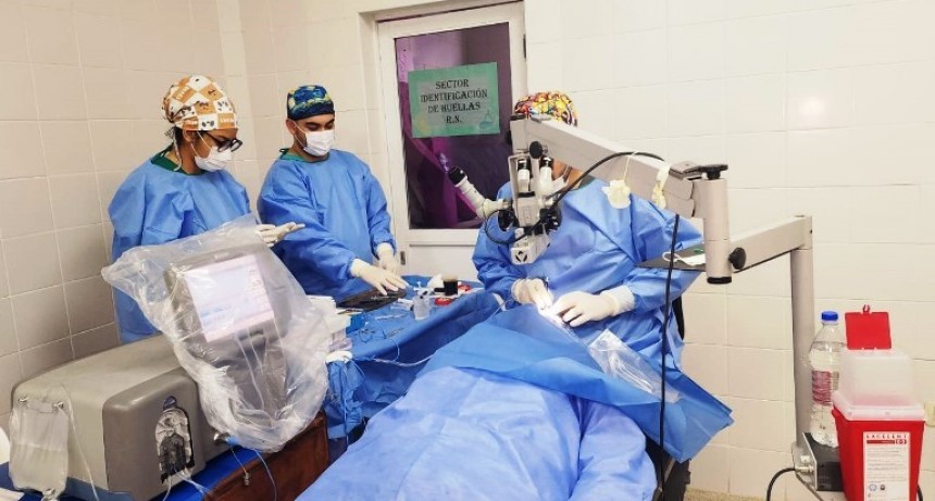 Una nueva jornada de cirugías oftalmológicas fue concretada en el Hospital de Palo Santo