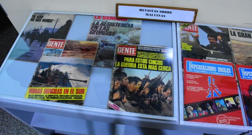 El Archivo Histórico Provincial presentó una muestra de fotografías inéditas de la Guerra de Malvinas