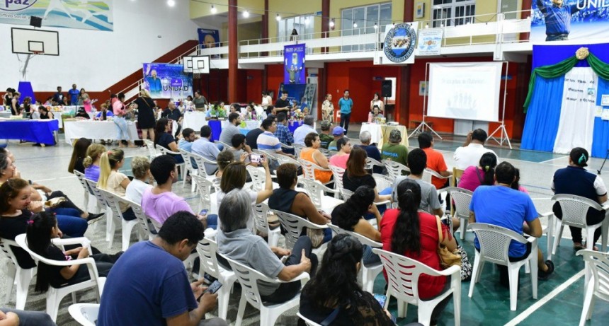 El Polideportivo La Paz fue sede de una jornada de reflexión sobre la Guerra de Malvinas
