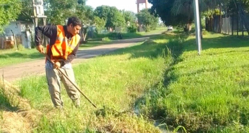 La comuna intensificó trabajos en distintas zonas del ejido urbano