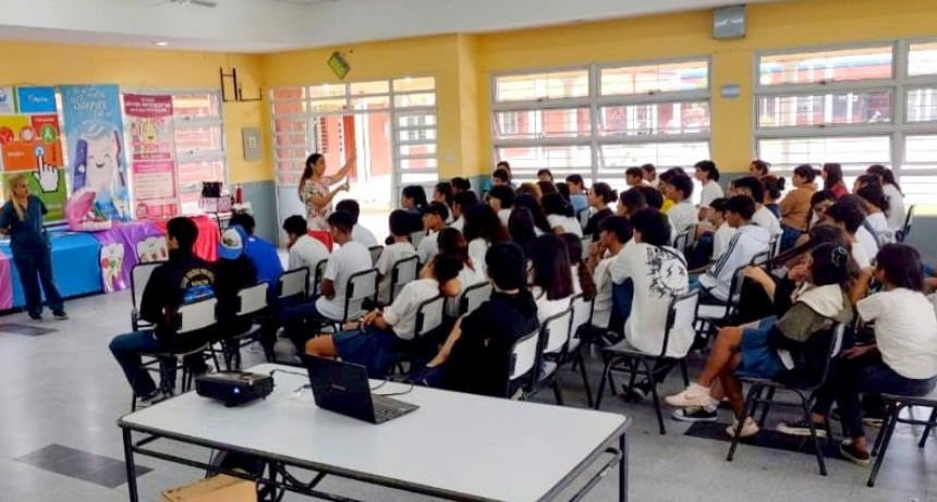 Una exitosa jornada de promoción de la salud se desarrolló en la EPES Nº 91