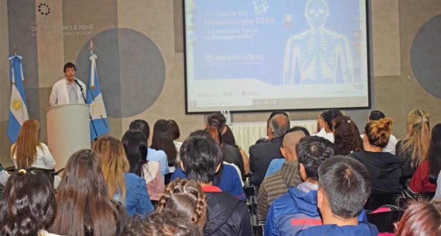 Con gran convocatoria se realizaron las jornadas de Kinesiología 2024 del HAC