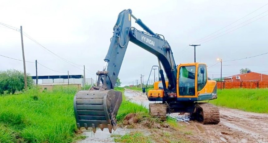 El municipio profundizó la inspección e higiene del drenaje urbano ante las recientes lluvias