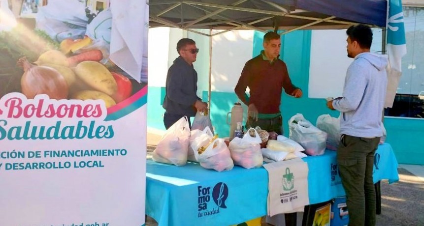 Los bolsones saludables se comercializarán los días miércoles y viernes