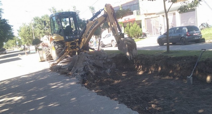 La comuna avanza con el programa de recuperación de arterias asfaltadas en todo el ejido urbano