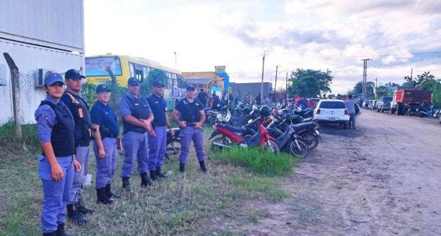 La Policía reestableció el orden en el predio de la empresa Crucero del Sur
