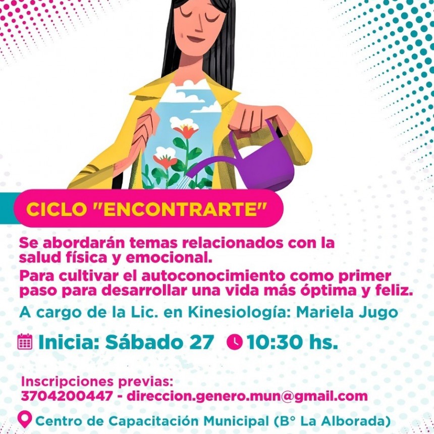 Este sábado arranca el ciclo de autoayuda 'Encontrarte'