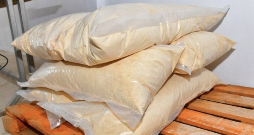 Nutrifor recibió más de 2100 kilos de harina de algarroba provenientes de la comunidad de Lote 8