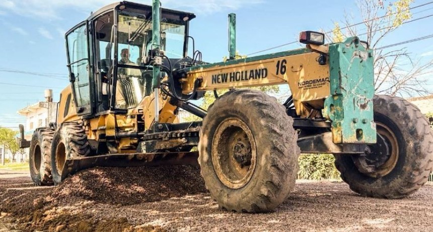 EL MUNICIPIO AVANZ&Oacute; CON ENRIPIADO DE CALLES EN EL BARRIO EVITA