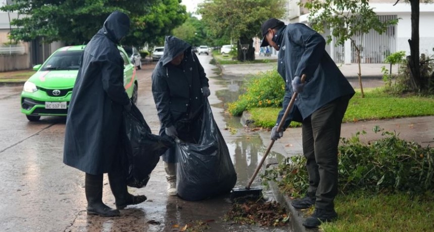 MUNICIPAL : Cuadrillas municipales trabajan en toda la ciudad de Formosa