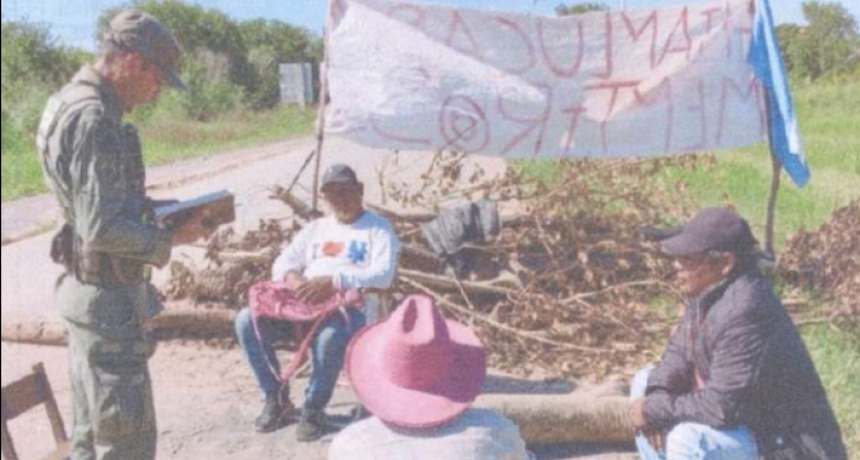 Se solicitó se cite a prestar declaración indagatoria a los manifestantes indivualizados por GN en el corte de la ruta 86