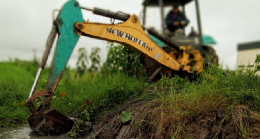 La comuna hizo hincapié en trabajos para el mantenimiento de desagües pluviales