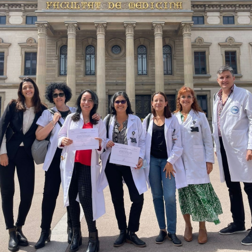 Especialistas del Hospital de Alta Complejidad y del Hospital Interdistrital Evita ampliaron su formación en España