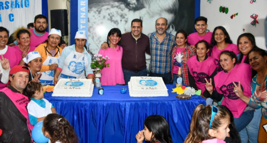 El CIDAC “Eva Perón” del Lisbel Rivira celebró su cuarto aniversario