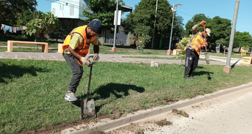 El municipio realizó trabajos integrales para recomponer vías de circulación