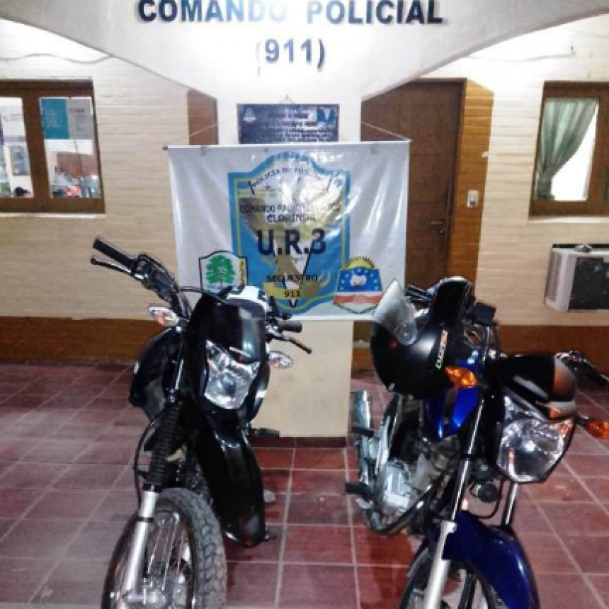 Recuperan tres motos y sorprenden a un hombre infraganti cuando pretendía robar otra