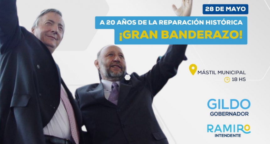 Ramiro Fernández Patri invita al banderazo por los 20 años de la Reparación Histórica
