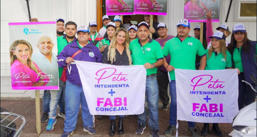 Fuerte acompañamiento de empleados municipales  a la candidata a intendenta Petu Argañaraz