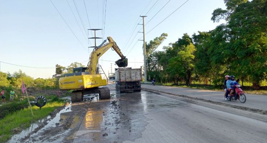 La municipalidad acentuó trabajos para el mantenimiento de desagües pluviales en la ciudad