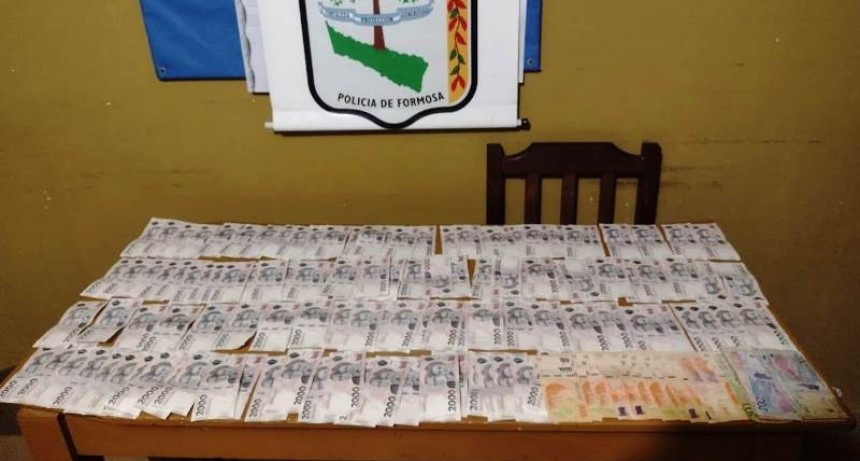 Detuvieron a un hombre y recuperaron una importante suma de dinero