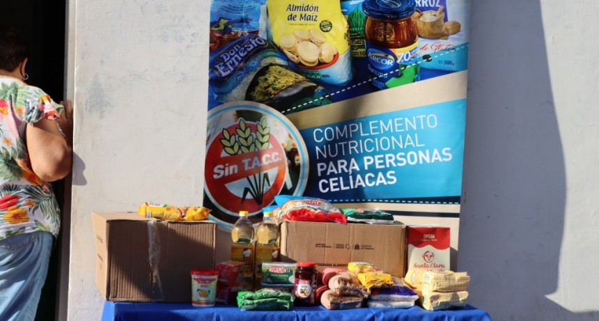 Comenzó la entrega de cajas alimentarias para personas con celiaquía