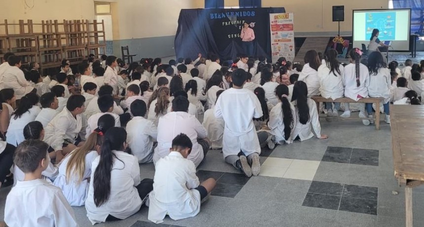 Alumnos de la EPEP N° 532 reforzaron aprendizajes para la prevención del dengue