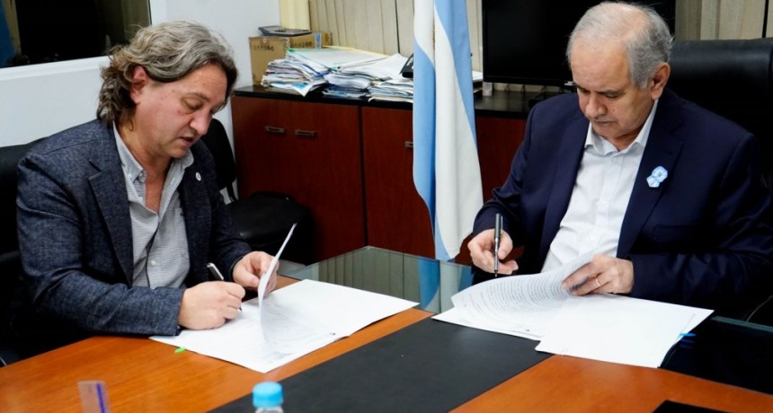 Firmaron acuerdo de cooperación conjunta entre el Ministerio de Desarrollo Humano y la Universidad Nacional de Mar del Plata