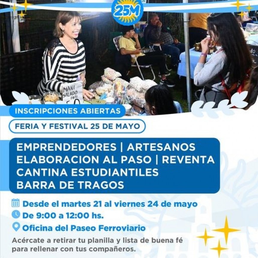¡ATENCIÓN feriantes!