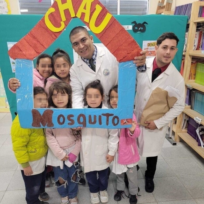Niños y niñas de la EPEP N°516 participaron de un productivo taller sobre dengue